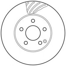 Фото : 562627JC | Тормозной диск (пр-во Jurid)