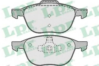 Фото : 05P1190 | Колодка гальм. диск. FORD FOCUS, MAZDA 3,5, VOLVO C70, S40, передн. (вир-во LPR)