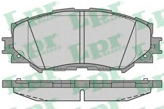 Фото : 05P1258 | Колодка гальм. диск. TOYOTA AURIS, RAV 4 передн. (вир-во LPR)