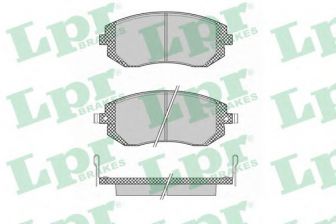 Фото : 05P1363 | Колодка гальм. диск. SUBARU FORESTER (SF, SG), IMPREZA (GD, GG) передн. (вир-во LPR)