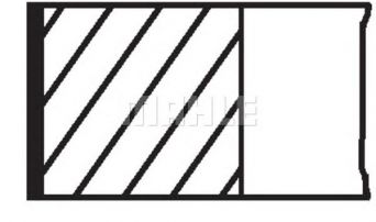 Фото : 081 RS 00101 0N0 | Кільця поршневі BMW 84,00 mm 1,8/2,0 N42/N43/N45/N46 05- 1,2х1,5х2,0 (вир-во Mahle)