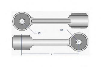 Фото : CI-LS-3267 | Тяга стабілізатора CITROEN JUMPER, FIAT DUCATO 94- перед. міст із двох сторін (Вир-во MOOG)