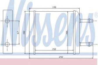 Фото : 76506 | Радіатор обігрівача DAEWOO MATIZ (вир-во Nissens)