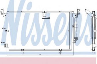 Фото : 94789 | Радіатор кондиціонера LEXUS RX I (MCU15) (97-) 300 (вир-во Nissens)