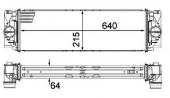 Фото : 30505 | Інтеркулер Mercedes Sprinter, VW Crafter (вир-во NRF)