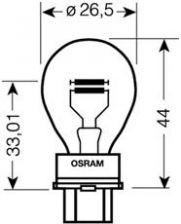 Фото : 3157 | Лампа 12V 27/7W W2.5x16Q (OSRAM)