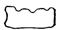 Фото : JN713 | Прокладка клапанної кришки HYUNDAI/MITSUBISHI 3,0 V6 6G72 (SOHC 12V) (2) (вир-во PAYEN)