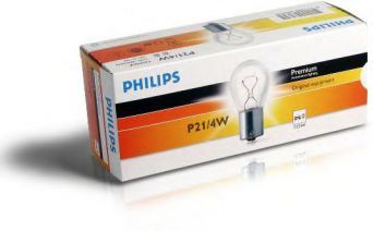 Фото : 12594CP | Лампа накаливания P21/4W12V 21/4W BAZ15d (пр-во Philips)