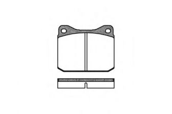 Фото : 0010.00 | Колодка гальм. диск. VW LT 28-35 (04/75-06/96) передн. (вир-во REMSA)