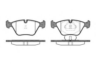 Фото : 0270.00 | Колодка гальм. диск. BMW 3 (E36), 5 (E34) передн. (вир-во REMSA)