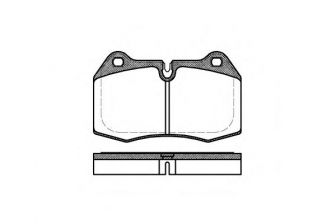 Фото : 0441.00 | Колодка гальм. диск. BMW 5 (E34), 7 (E38), 8 (E31) передн. (вир-во REMSA)