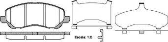 Фото : 0804.31 | Колодка гальм. диск. MITSUBISHI OUTLANDER передн. (вир-во REMSA)