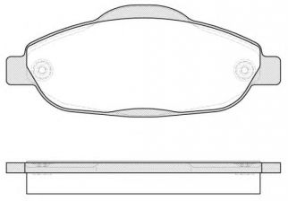 Фото : 1323.00 | Колодка гальм. диск. PEUGEOT 308 1.4-2.0 07-,3008 1.6HDI 09 - передн. (вир-во REMSA)