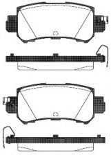 Фото : 1507.00 | Колодка гальм. диск. MAZDA CX-5 2.0 2011-, 2.2D 2012- задн. (вир-во REMSA)