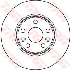 Фото : DF6110 | Диск гальмівний RENAU KANGOO 1.5-1.6 ALL 08 - передн. (вир-во TRW)