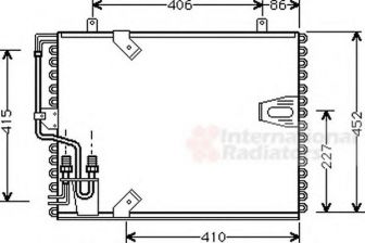 Фото : 06005183 | Конденсор кондиціонера BMW 5/7 E34/E32 86-95 (Van Wezel)