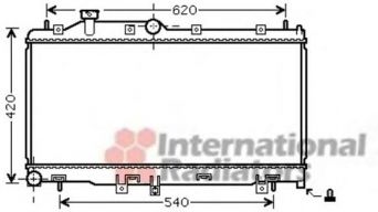 Фото : 51002065 | Радиатор LEGACY4/OUTB 20/25 MT 03- (Van Wezel)