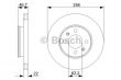 Фото: 0 986 479 367 | Диск гальмівний Hyundai Accent/Kia Rio 11 - передн. (вир-во Bosch)