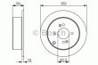 Фото: 0 986 479 371 | Диск гальмівний HYUNDAI ACCENT III (MC) 1.4 GL, 1.6 GLS, 1.5 CRDI задн. (вир-во Bosch)