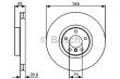 Фото: 0986479436 | Тормозной диск (пр-во Bosch)
