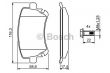 Фото: 0 986 494 303 | Колодка гальм. диск. AUDI, VW T5 задн. (вир-во Bosch)