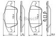 Фото: 0 986 494 324 | Колодка гальм. диск. CITROEN C4, C4 PICASSO передн. (вир-во Bosch)