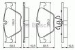 Фото: 0 986 494 354 | Колодка гальм. диск. BMW 5(F10) 523I,528I,520D,525D,530D 2010 - передн. (вир-во Bosch)