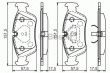 Фото: 0 986 495 060 | Колодка гальм. диск. BMW 3 (E36) передн. (вир-во Bosch)