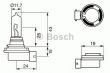 Фото: 1987302082 | Лампа h9 standard 12v wv (пр-во Bosch)
