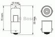 Фото: 1 987 302 233 | Лампа розжарювання 12V 10W BA9s PURE LIGHT (вир-во Bosch)