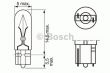 Фото: 1987302240 | Лампа w2.3w 12v (пр-во Bosch)