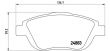 Фото: P 61 103 | Колодка гальм. диск. передн. (вир-во BREMBO)
