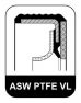 Фото: 159.714 | Сальник, розподільний вал 28x47x8 ASW RD PTFE/ACM (вир-во Elring)