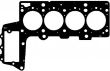 Фото: 268.350 | Прокладка, головка циліндра BMW 2,0 TDI M47 Товщина: 1,55 мм, 2 отворів (вир-во Elring)