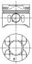 Фото: 97482600 | Поршень з кільцями MB 88.01 OM646/OM647.981/OM648 (вир-во KS)