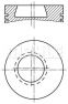 Фото: 002 80 01 | Поршень MB 98.0 OM364/OM366 (пр-во Mahle)