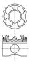 Фото: 87-424000-00 | Поршень з кільцями PSA 75.0 9HX(DV6ATED4)/9HY/9HZ(DV6TED4) (вир-во NURAL)