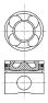 Фото: 87-425606-00 | Поршень з кільцями RENAULT 70,00 1.3 D Multijet 199 A3.000,263 A2.000 (вир-во NURAL)