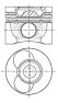 Фото: 87-743107-00 | Поршень з кільцями MB MB 89.50 2.9TDI OM602DE29LA 94- (вир-во Nural)