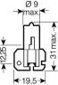 Фото: 64175 | Лампа H2 24V 70W X511 (пр-во OSRAM)
