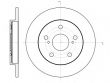 Фото: 61074.00 | Диск гальмівний TOYOTA AURIS 1.4-1.6 07- задн. (вир-во REMSA)