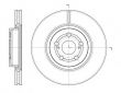Фото: 61092.10 | Диск гальмівний TOYOTA AVENSIS T25 2.0 2.4 2.2 передн. (вир-во REMSA)