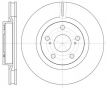 Фото: 61189.10 | Диск гальмівний TOYOTA AURIS передн. (вир-во REMSA)