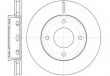 Фото: 6680.10 | Диск гальмівний MITSUBISHI COLT 1.1-1.5 04 - передн. (вир-во REMSA)