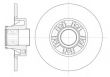 Фото: 6733.20 | Диск гальмівний OPEL VIVARO COMBI 06-, RENAU TRAFIC 06- задн. з підшип. (вир-во REMSA)