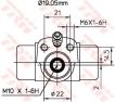 Фото: BWD268 | Цилиндр торм. раб. SKODA FELICIA, VW CADDY задн. (пр-во TRW) Распродажа