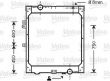 Фото: 733427 | Радиатор охлаждения MAN F 90 86-96 (пр-во Valeo)