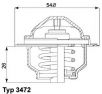 Фото: 3472.87D | Термоастат AUDI;SEAT;SKODA;Volkswagen (вир-во Wahler)